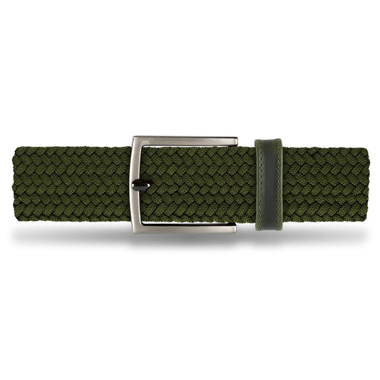 Cinturón Trenzado Hombre OS38 - Verde Oliva Imperial | Origeness