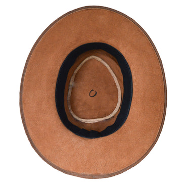 SOMBRERO ORIGENESS CUERO CAFÉ