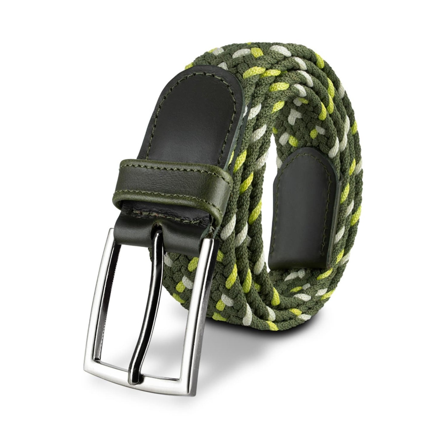 Cinturón Trenzado Hombre OS39 - Verde Cyber | Origeness