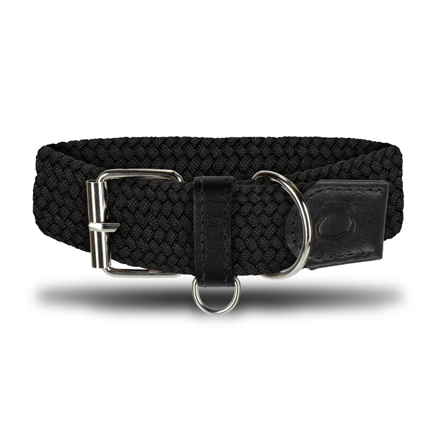 COLLAR TRENZADO Y CUERO MASCOTAS OS23