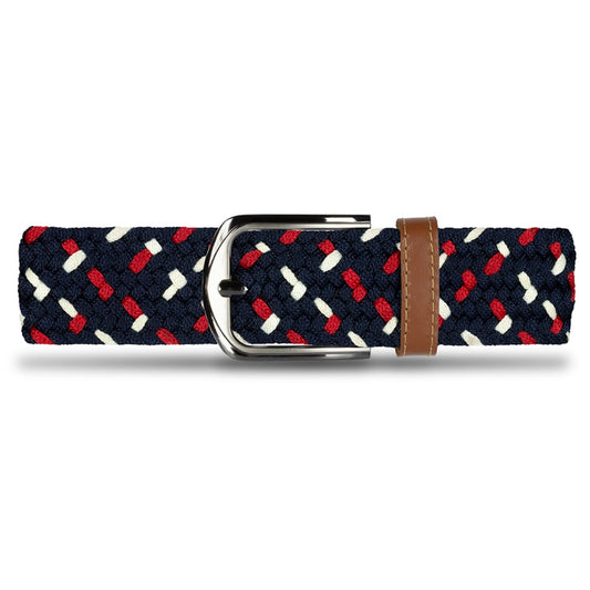 Cinturón Trenzado Hombre OS12 - Azul Vermont | Origeness frente