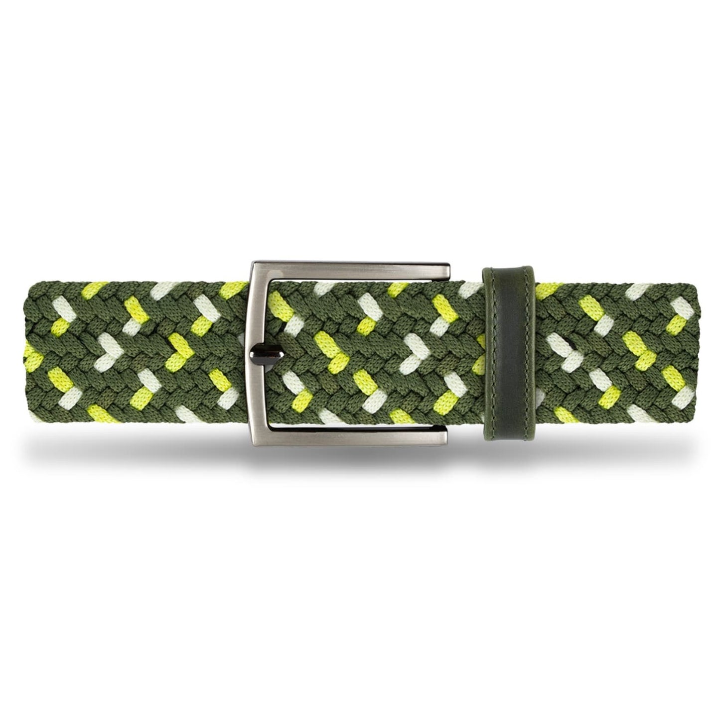 Cinturón Trenzado Hombre OS39 - Verde Cyber | Origeness