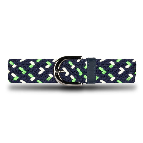 Cinturón Trenzado Mujer OS7 - Azul Y Verde Menta | Origeness