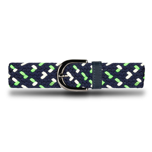 Cinturón Trenzado Niña OS7 - Azul Y Verde Menta | Origeness