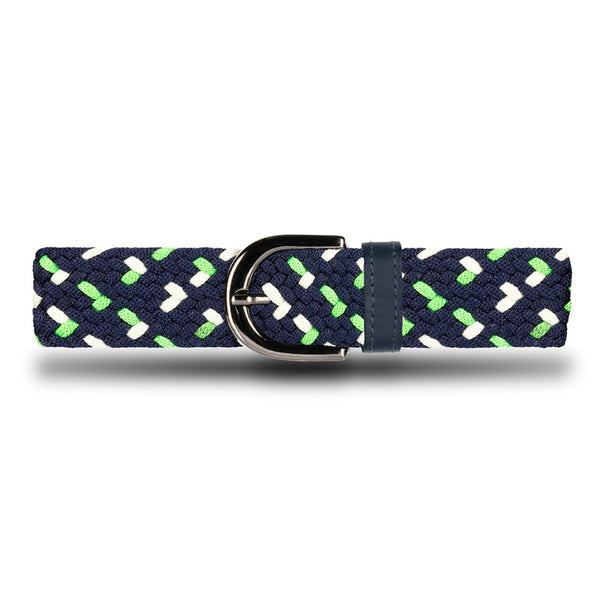 Cinturón Trenzado Niña OS7 - Azul Y Verde Menta | Origeness