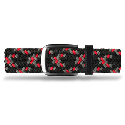 Cinturón Trenzado Hombre OS47 - Carbono Rojo | Origeness
