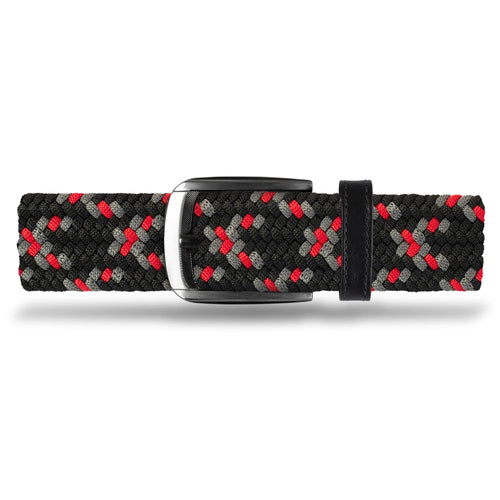 Cinturón Trenzado Hombre OS47 - Carbono Rojo | Origeness
