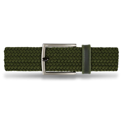 Cinturón Trenzado Hombre OS38 - Verde Oliva Imperial | Origeness