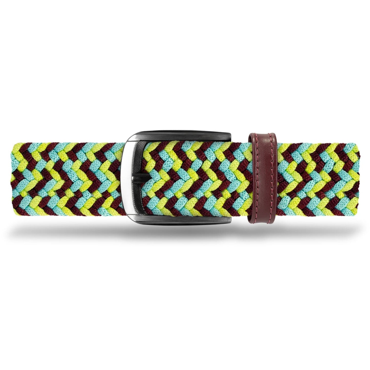 Cinturón Trenzado Hombre OS44 - Verde Eléctrico | Origeness