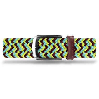 Cinturón Trenzado Hombre OS44 - Verde Eléctrico | Origeness