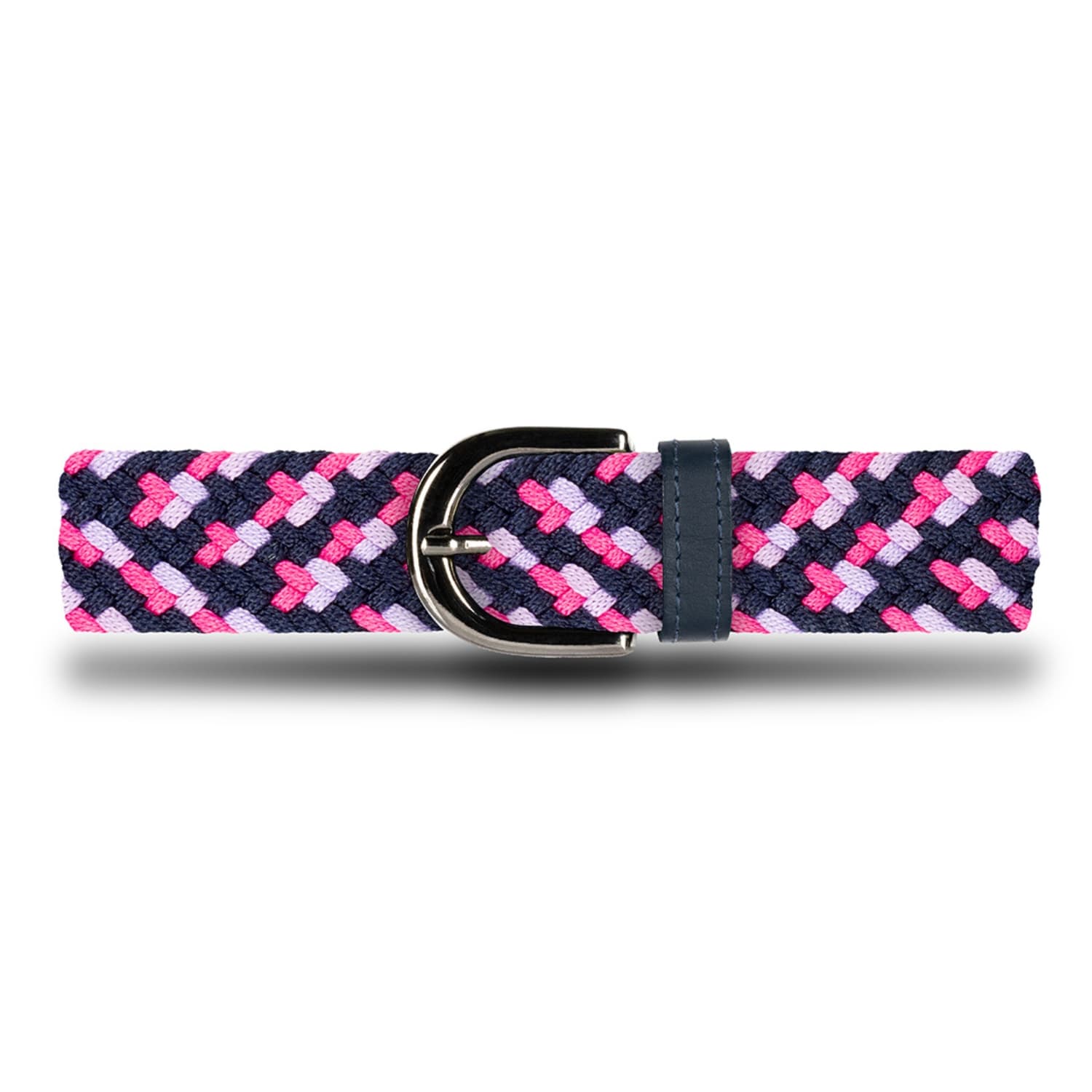 Cinturón trenzado mujer rosa y azul pastel OS13 - Origeness Colombia
