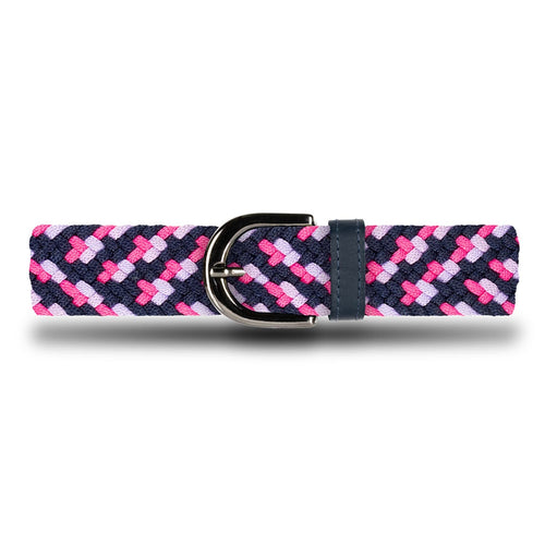 Cinturón Trenzado Niña OS13 - Rosa Y Azul Pastel | Origeness