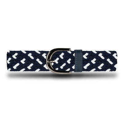 Cinturón Trenzado Niña OS11 - Azul Y Blanco Bolt | Origeness