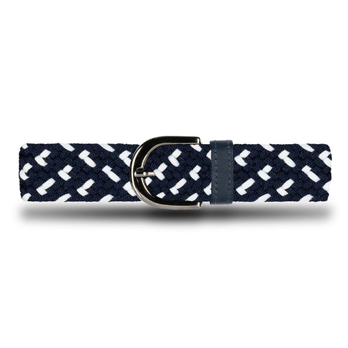 Cinturón Trenzado Niña OS11 - Azul Y Blanco Bolt | Origeness