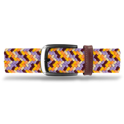 Cinturón Trenzado Hombre OS46 - Atardecer Morado | Origeness