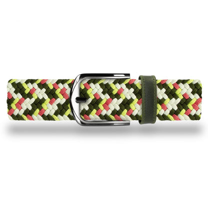 Cinturón Trenzado Hombre OS35 - Verde Toscana | Origeness