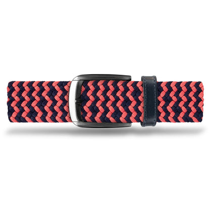 Cinturón Trenzado Hombre OS45 - Azul Náutico Coral | Origeness