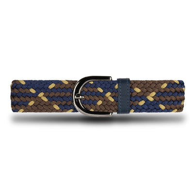 Cinturón Trenzado Niña OS10 - Azul Y Café Bronce | Origeness