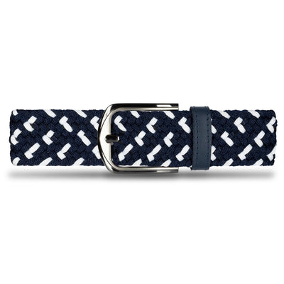 Cinturón Trenzado Hombre OS21 - Azul Y Blanco Bolt | Origeness