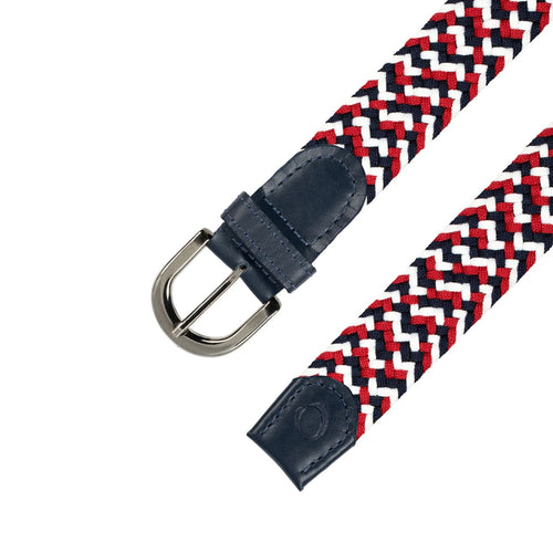 Cinturón Trenzado Niña OS14 - Negro Y Verde Deep Sea | Origeness detail