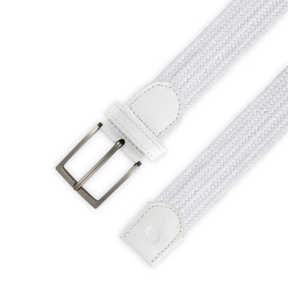 Cinturón Trenzado Hombre OS40 - Blanco Marfil | Origeness