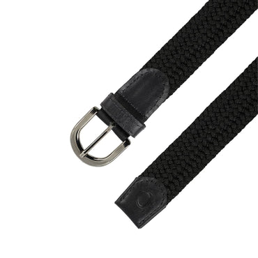 Correa trenzada mujer negro onyx ajuste sin huecos - Origeness Colombia