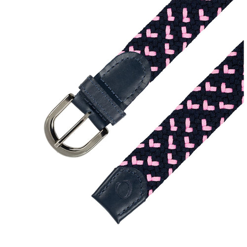 Cinturón Trenzado Niña OS4 - Azul Y Rosa Flamingo | Origeness detail