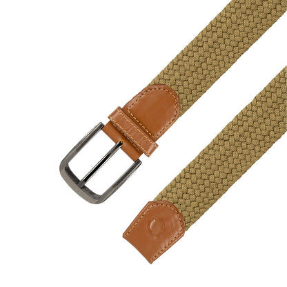 Cinturón Trenzado Hombre OS32 - Beige Miel | Origeness