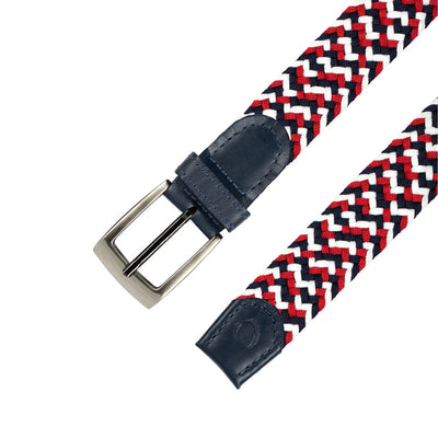 Cinturón Trenzado Niño OS14 - Negro Y Verde Deep Sea | Origeness detalle