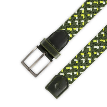 Cinturón Trenzado Hombre OS39 - Verde Cyber | Origeness