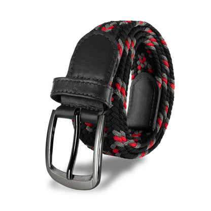 Cinturón Trenzado Hombre OS47 - Carbono Rojo | Origeness
