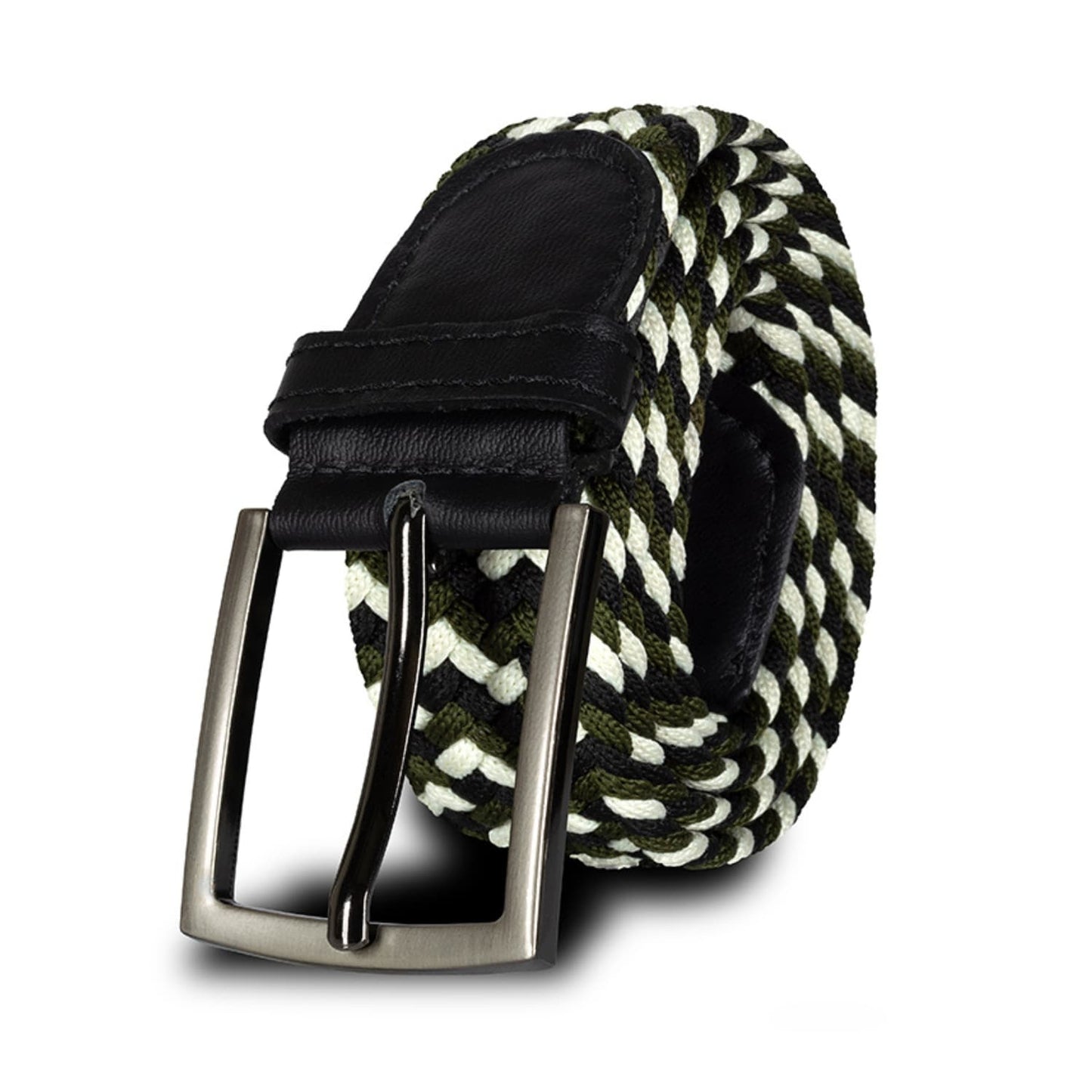 Cinturón Trenzado Hombre OS28 - Verde Everest | Origeness