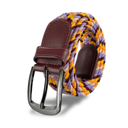 Cinturón Trenzado Hombre OS46 - Atardecer Morado | Origeness