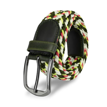 Cinturón Trenzado Hombre OS35 - Verde Toscana | Origeness