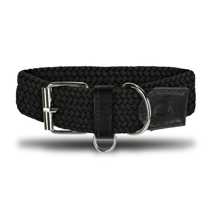 COLLAR TRENZADO Y CUERO MASCOTAS OS23