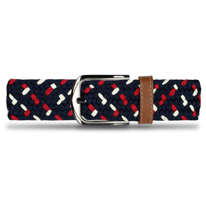 Cinturón Trenzado Hombre OS12 - Azul Vermont | Origeness frente