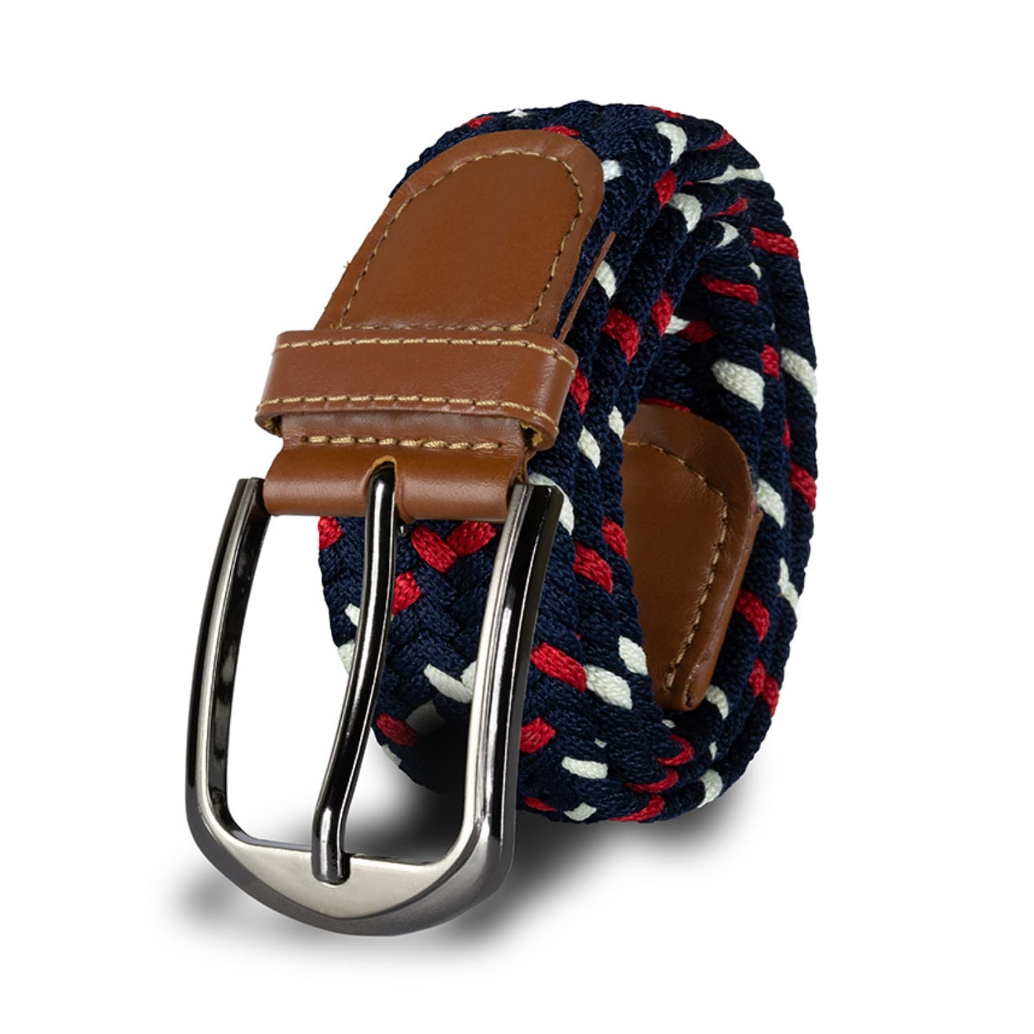 Cinturón Trenzado Hombre OS12 - Azul Vermont | Origeness lado 
