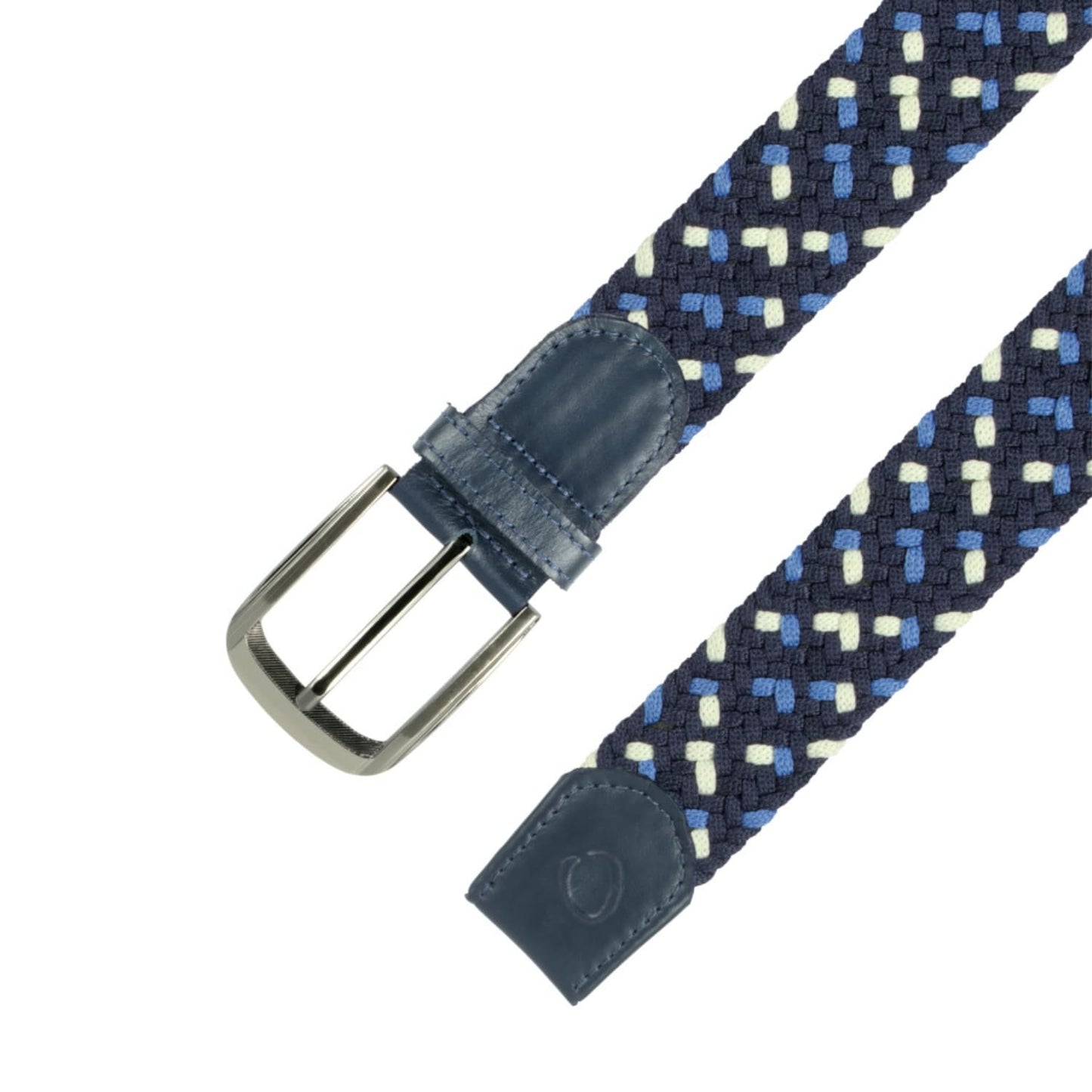 Cinturón Trenzado Hombre OS3 - Azul Náutico | Origeness