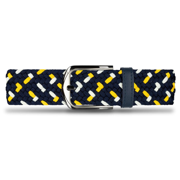 Cinturón Trenzado Hombre OS5 - Azul Y Amarillo Solar | Origeness