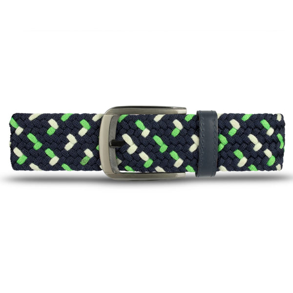 Cinturón Trenzado Hombre OS7 - Azul Y Verde Menta | Origeness