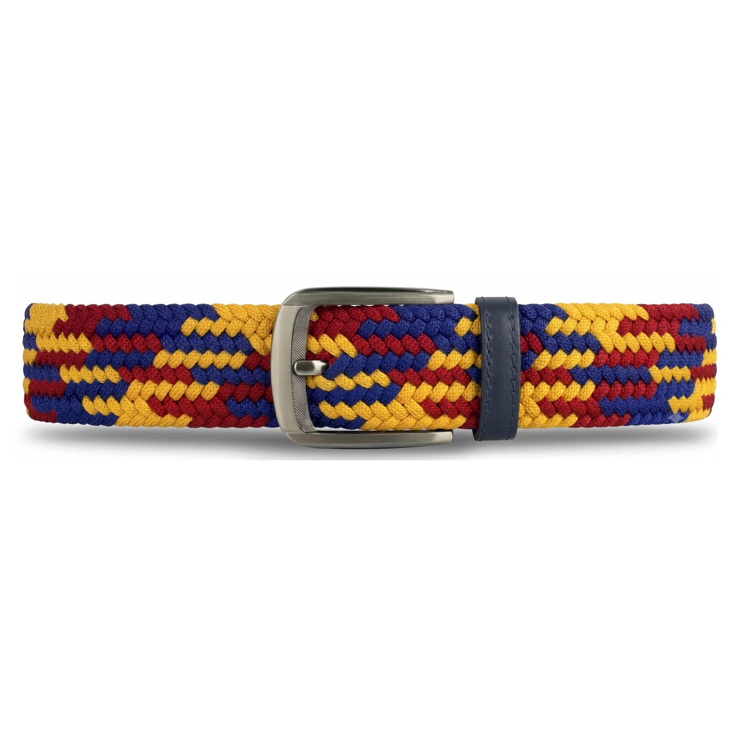 Cinturón Trenzado Hombre - Colección Limitada Colombia Tricolor Andino | Origeness